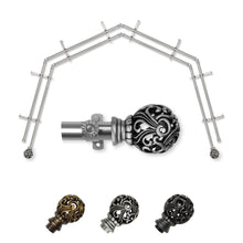 Load image into Gallery viewer, Adora 13/16" 4-Sided Double Bay Curtain Rod