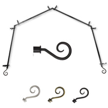 Load image into Gallery viewer, Curl 13/16" 4-Sided Bay Curtain Rod