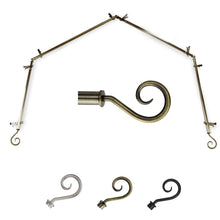 Load image into Gallery viewer, Curl 13/16" 4-Sided Bay Curtain Rod