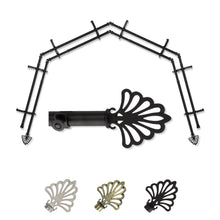 Load image into Gallery viewer, Fan 13/16" 4-Sided Double Bay Curtain Rod