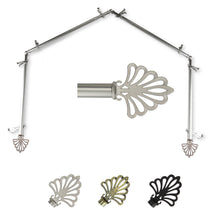 Load image into Gallery viewer, Fan 13/16" 4-Sided Bay Curtain Rod