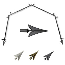 Load image into Gallery viewer, Alpha 13/16" 4-Sided Bay Curtain Rod