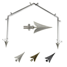 Load image into Gallery viewer, Alpha 13/16" 4-Sided Bay Curtain Rod