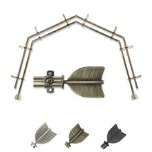 Load image into Gallery viewer, Quill 13/16" 4-Sided Double Bay Curtain Rod