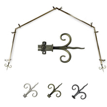 Load image into Gallery viewer, Fleur 13/16" 4-Sided Bay Curtain Rod