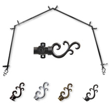 Load image into Gallery viewer, Swan 13/16" 4-Sided Bay Curtain Rod