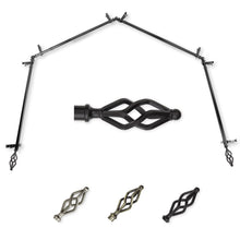 Load image into Gallery viewer, Marquise 13/16" 4-Sided Bay Curtain Rod