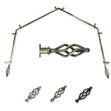 Load image into Gallery viewer, Marquise 13/16" 4-Sided Bay Curtain Rod