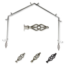 Load image into Gallery viewer, Marquise 13/16" 4-Sided Bay Curtain Rod