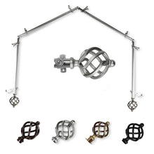 Load image into Gallery viewer, Twist 13/16" 4-Sided Bay Curtain Rod