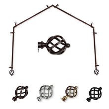 Load image into Gallery viewer, Twist 13/16" 4-Sided Bay Curtain Rod
