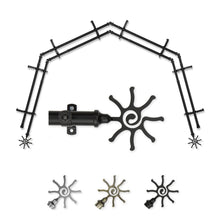 Load image into Gallery viewer, Sun 13/16" 4-Sided Double Bay Curtain Rod