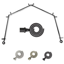 Load image into Gallery viewer, Coil 13/16" 4-Sided Bay Curtain Rod