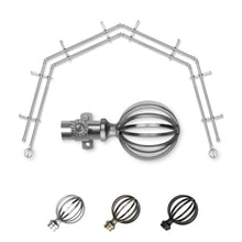 Load image into Gallery viewer, Cage 13/16" 4-Sided Double Bay Curtain Rod