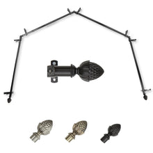 Load image into Gallery viewer, Acorn 13/16" 4-Sided Bay Curtain Rod