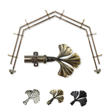 Load image into Gallery viewer, Fortune 13/16" 4-Sided Double Bay Curtain Rod
