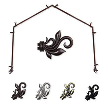 Load image into Gallery viewer, Delilah 13/16" 4-Sided Bay Curtain Rod