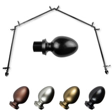 Load image into Gallery viewer, Emeka 13/16" 4-Sided Bay Curtain Rod