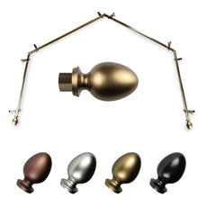 Load image into Gallery viewer, Emeka 13/16" 4-Sided Bay Curtain Rod