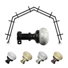 Load image into Gallery viewer, Merlyn 13/16" 4-Sided Double Bay Curtain Rod