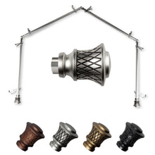 Load image into Gallery viewer, Lennart 13/16" 4-Sided Bay Curtain Rod