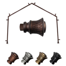 Load image into Gallery viewer, Lennart 13/16" 4-Sided Bay Curtain Rod
