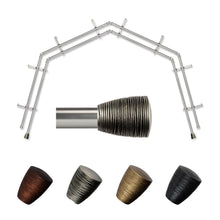 Load image into Gallery viewer, Tarzan 13/16" 4-Sided Double Bay Curtain Rod