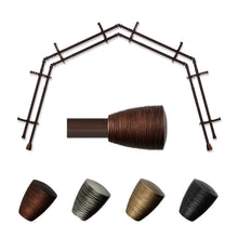 Load image into Gallery viewer, Tarzan 13/16" 4-Sided Double Bay Curtain Rod