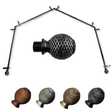 Load image into Gallery viewer, Ozana 13/16" 4-Sided Bay Curtain Rod
