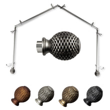 Load image into Gallery viewer, Ozana 13/16" 4-Sided Bay Curtain Rod