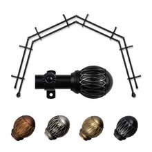 Load image into Gallery viewer, Tyoma 13/16" 4-Sided Double Bay Curtain Rod