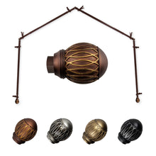Load image into Gallery viewer, Tyoma 13/16" 4-Sided Bay Curtain Rod