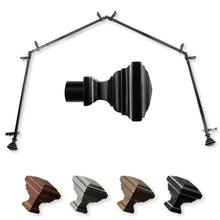 Load image into Gallery viewer, Eudora 13/16" 4-Sided Bay Curtain Rod