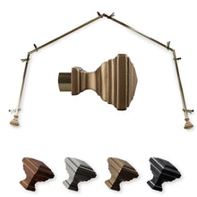 Load image into Gallery viewer, Eudora 13/16" 4-Sided Bay Curtain Rod