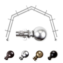 Load image into Gallery viewer, Jordana 13/16" 4-Sided Double Bay Curtain Rod