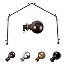 Load image into Gallery viewer, Jordana 13/16" 4-Sided Bay Curtain Rod