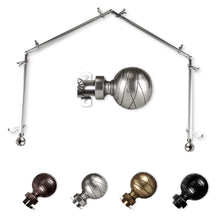 Load image into Gallery viewer, Arman 13/16" 4-Sided Bay Curtain Rod