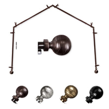 Load image into Gallery viewer, Arman 13/16" 4-Sided Bay Curtain Rod