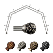 Load image into Gallery viewer, Celio 13/16" 4-Sided Double Bay Curtain Rod