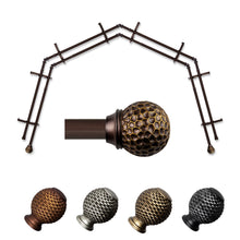 Load image into Gallery viewer, Celio 13/16" 4-Sided Double Bay Curtain Rod