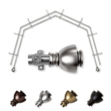 Load image into Gallery viewer, Alma 13/16" 4-Sided Double Bay Curtain Rod