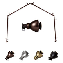 Load image into Gallery viewer, Alma 13/16" 4-Sided Bay Curtain Rod