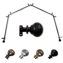 Load image into Gallery viewer, Naomi 13/16" 4-Sided Bay Curtain Rod