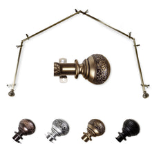 Load image into Gallery viewer, Naomi 13/16" 4-Sided Bay Curtain Rod