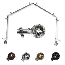 Load image into Gallery viewer, Leanette 13/16" 4-Sided Bay Curtain Rod
