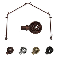 Load image into Gallery viewer, Leanette 13/16" 4-Sided Bay Curtain Rod