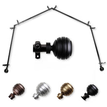 Load image into Gallery viewer, Poise 13/16" 4-Sided Bay Curtain Rod