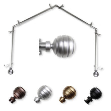 Load image into Gallery viewer, Poise 13/16" 4-Sided Bay Curtain Rod
