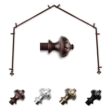 Load image into Gallery viewer, Sierra 13/16" 4-Sided Bay Curtain Rod