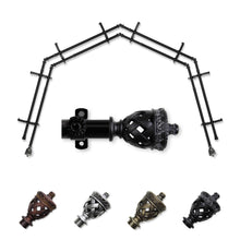 Load image into Gallery viewer, Arielle 13/16" 4-Sided Double Bay Curtain Rod